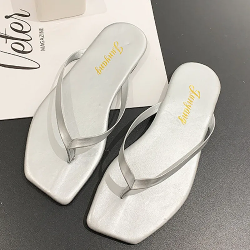 

Flops Summer Women Flip Slippers Ladies Shoes Mules Slippers Indoor Outdoor Flip-flops Fashion Beach Flat Slides Zapatos