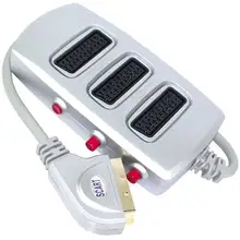 Distribuidor de scart 3 lİ sİlver button (elektromer)