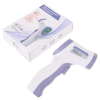

LCD Body Temperature Fever Digital IR Measurement Tool Gun For Baby Adult Forehead Non Contact Infrared Baby Thermometer