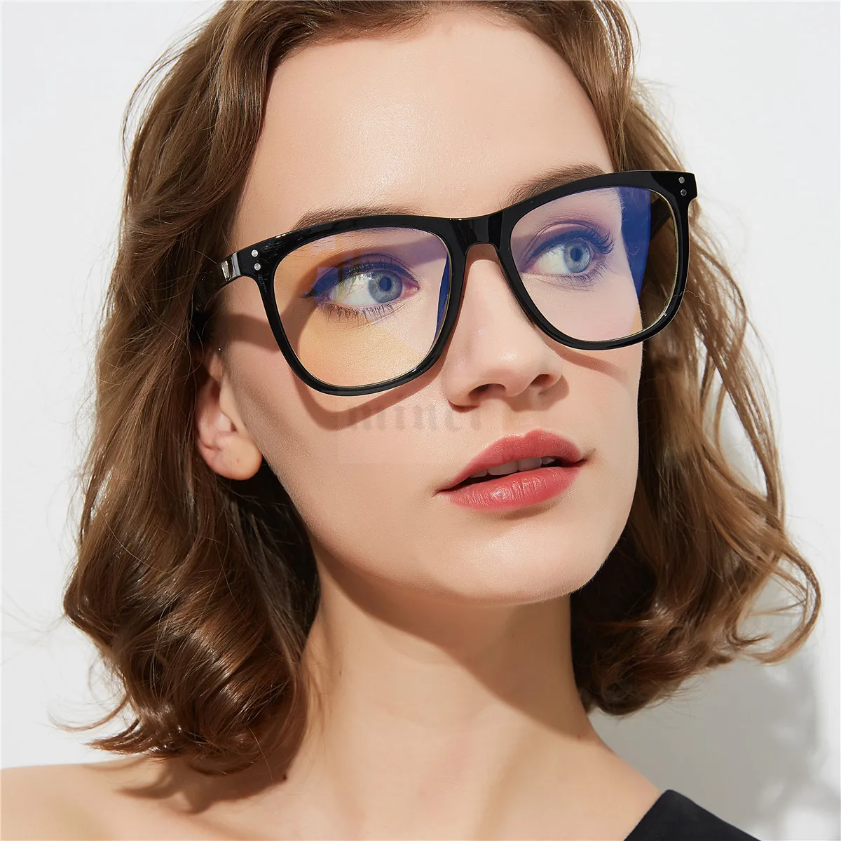 

Square Sunglasses Photochromic Finished Men Women Myopia Eyeglasses Frame with color lens Sun glasses optical Myopia Eyewear FML