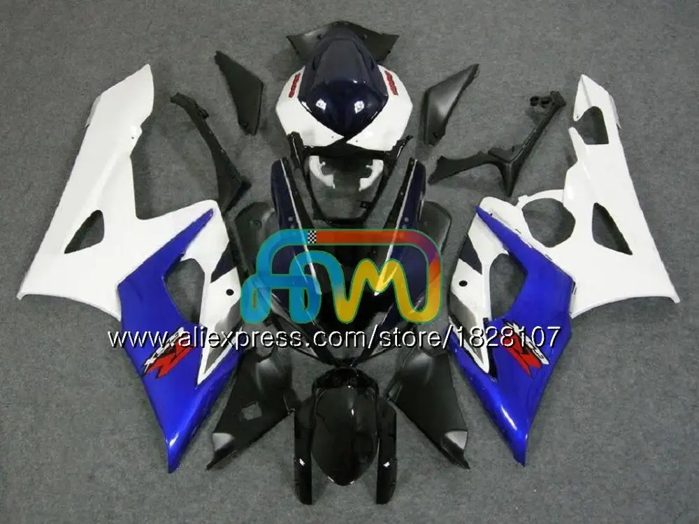 Корпус для SUZUKI GSXR-1000 GSX R1000 GSXR 1000 CC 05 06 42BS. 36 GSX-R1000 1000CC серебро пламени 05 06 K5 GSXR1000 2005 2006 обтекатель - Цвет: No. 2