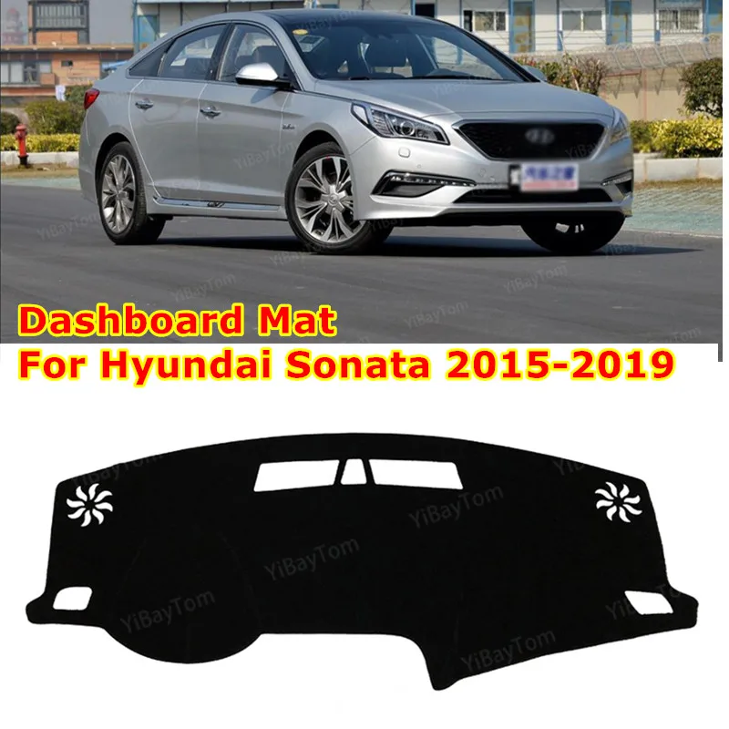 For Hyundai Sonata LF 2015-2019 Anti-Slip Mat Sunshade Dashmat Protect Carpet Dashboard Cover Pad Accessories | Автомобили и