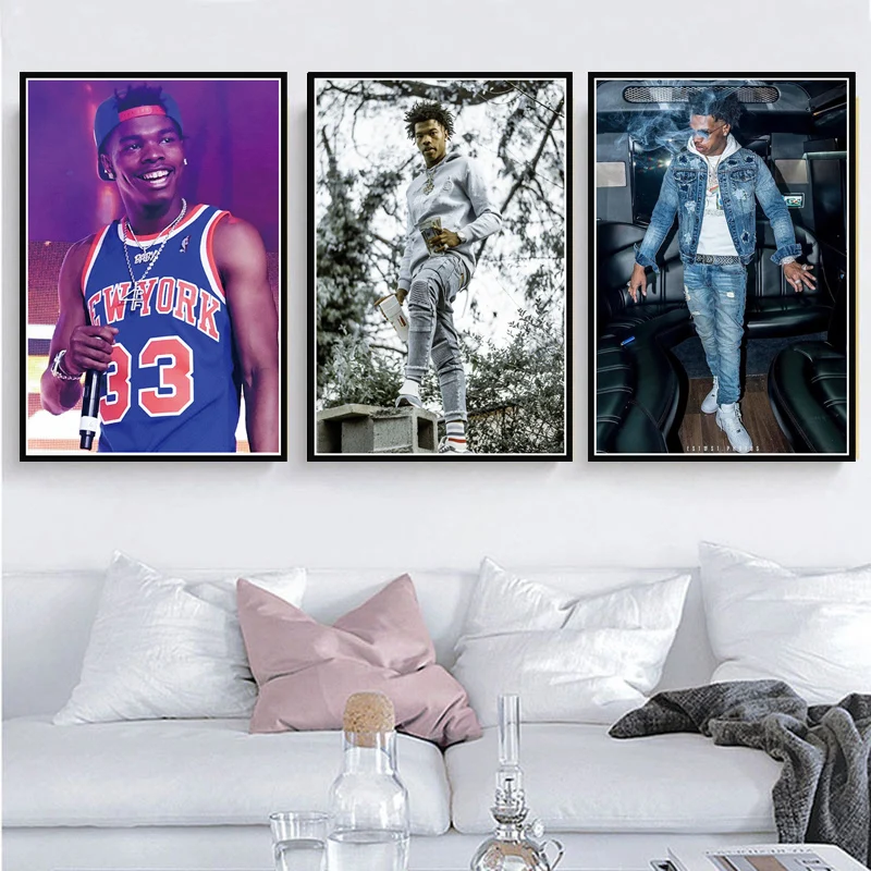 New Lil Baby Rapper Hip Hop Rap Music Singer Star Alvum Poster And Prints Painting Art Wall Pictures Home Decor quadro cuadros | Дом и сад