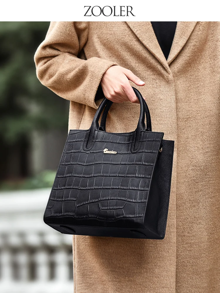 Бизнес OL женские сумки из натуральной кожи ZOOLER Новая роскошная дизайнерская сумка элегантная качественная сумка-тоут# HS236