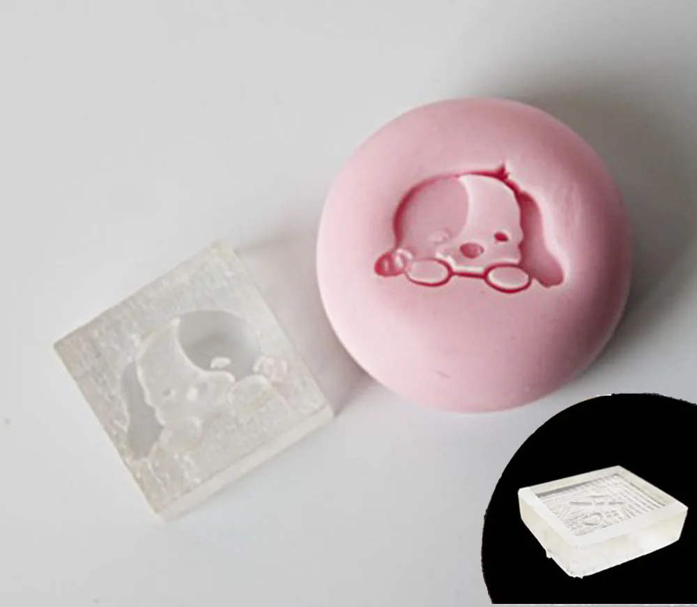 DIY Acrylic Soap Stamp, Honeybee, Butterfly, Fish, Dog, Handmade, Transpare, Soap Making Stamps, No Handle, Custom, 34x34mm