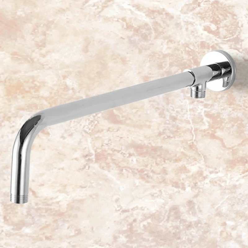 

Copper Stainless Steel Shower Accessories Base Mounted Shower Elbow Fixed Rod S25 19 dropship