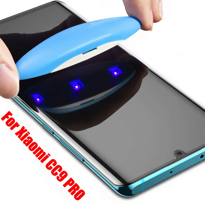 Жидкое УФ-стекло для Xiaomi Mi Note 10 CC9 Pro защитная пленка экрана CC 9 Note10 Redmi note 8 8T |