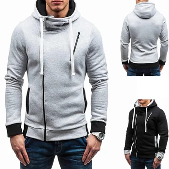 

ZOGAA 2020 Spring New 3 Colors Men's Sweatshirt Hoodie Zipper Fashion Casual Hooded Sweatshirt Long Sleeve Street Casual Hoodies
