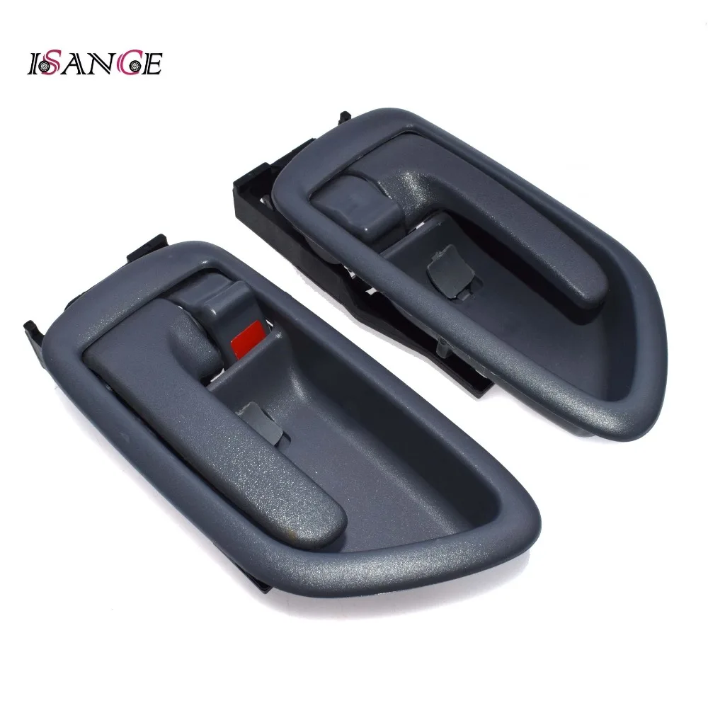 Серая дверная ручка ISANCE внутри интерьера передняя/задняя Левая Правая пара для