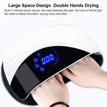 

Pro 120W UV Lamp LED Nail Lamp High Power For Nails All Gel Polish Nail Dryer Auto Sensor Sun Led Light Nail Art Manicure Tools