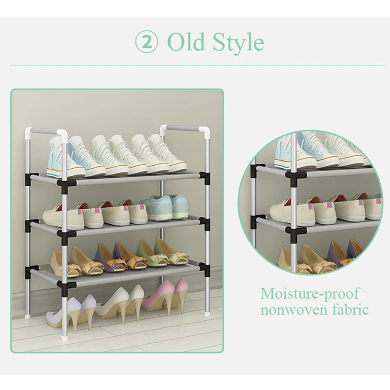 Easy Assemble Shoe Rack Sneakers Stand Boots Rack Portable Space-saving Home Dorm Stand Holder Metal Shoe Shelf with Handrail Easy Assemble Shoe Rack Sneakers Stand Boots Rack Portable Space-saving Home Dorm Stand Holder Metal Shoe Shelf with Handrail