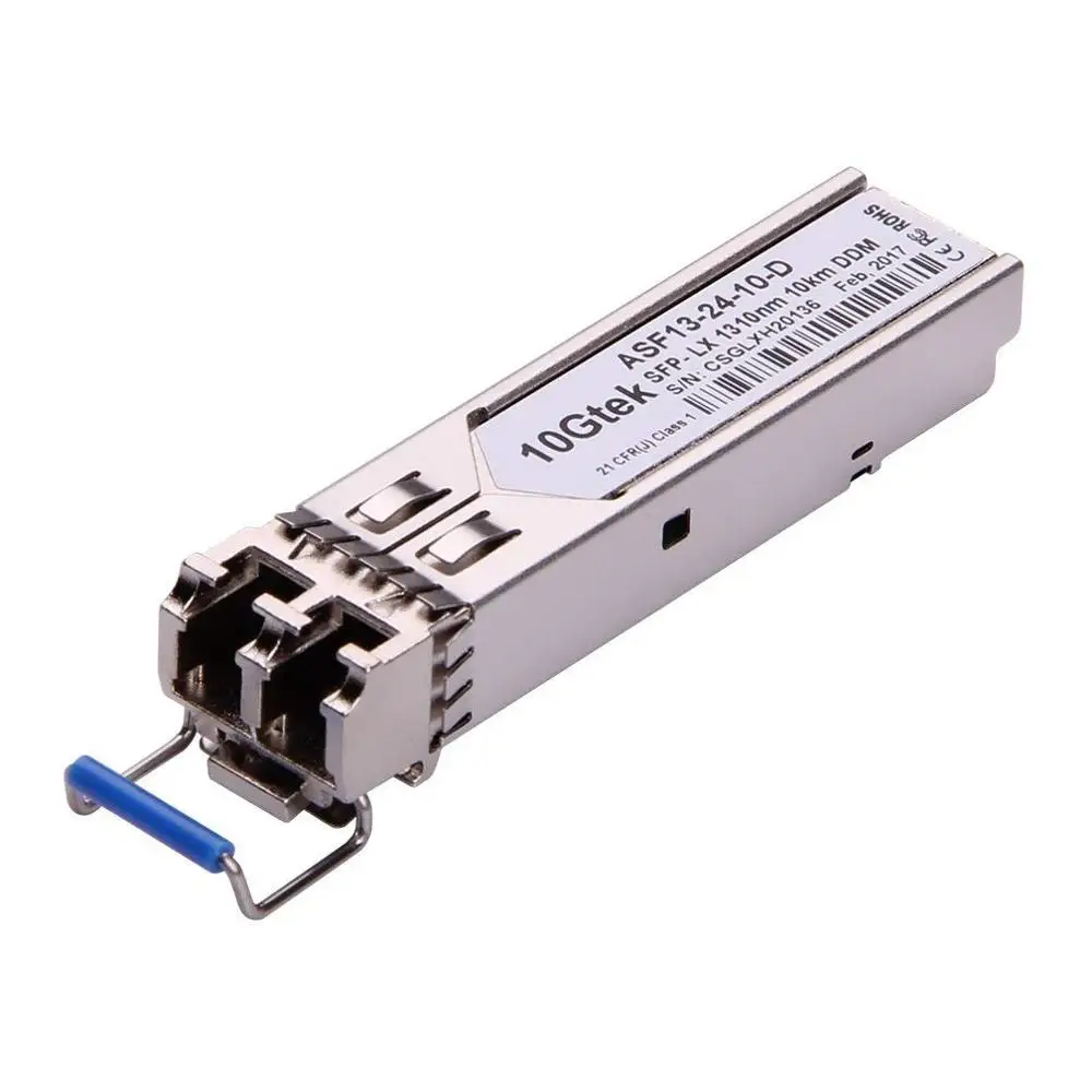 1,25 ГБ 10 км SFP Экстремальный LC одномодовый приемопередатчик 1000BASE-LX мини-модуль GBIC для экстремальных 10052H 1310nm DDM