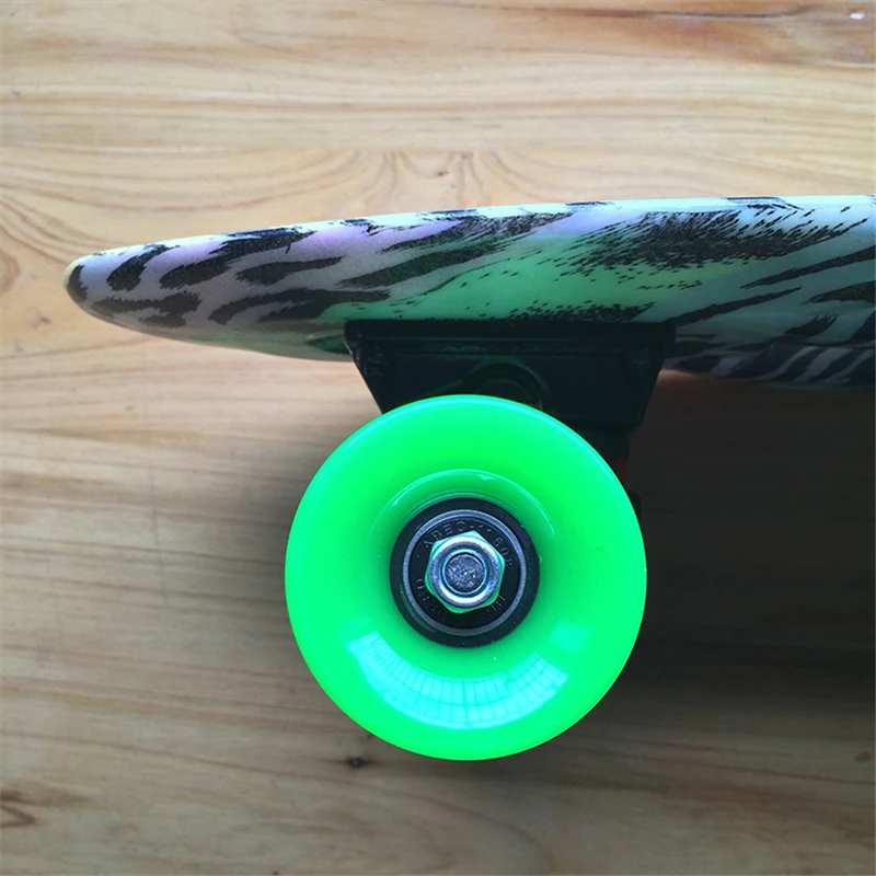 Леопардовая доска Penny Board Mini Cruiser Пластиковый Скейтборд 22 &quotX 6&quot ретро длинная