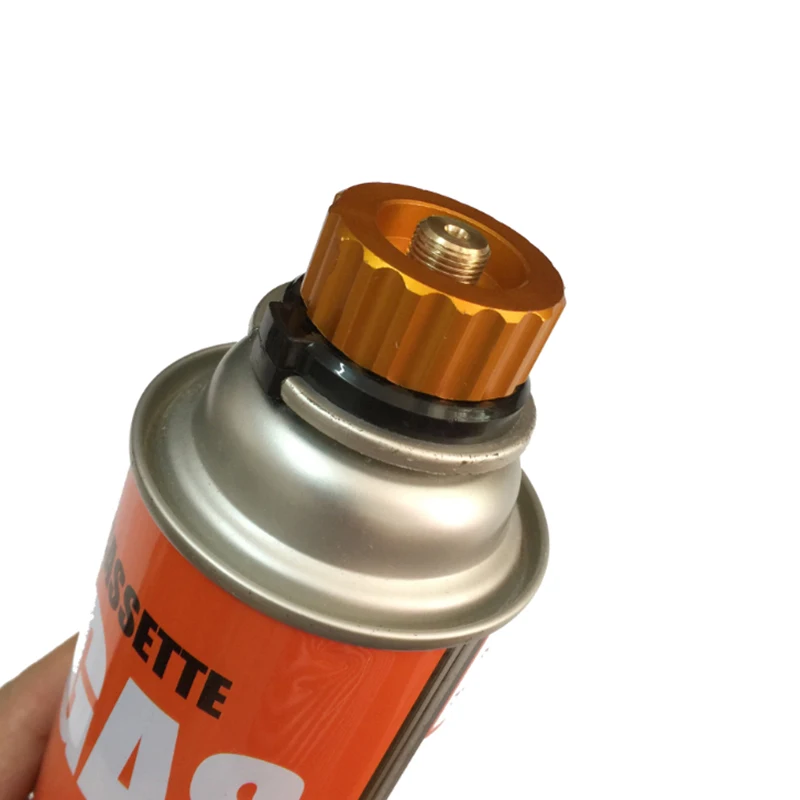 Portable Outdoor Hiking Camping Stove Burning Adapter Furnace Stove Converter Cookware Connector Gas Cartridge Tank Adapter