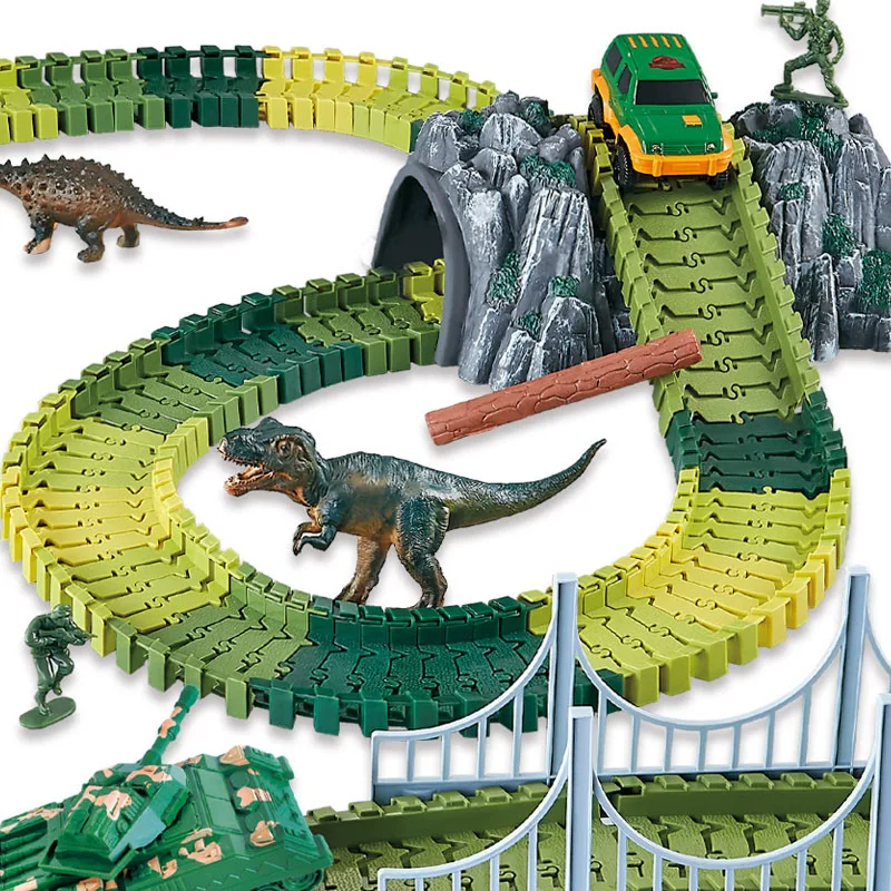 Coche De Riel Eléctrico De Dinosaurio De Juguete Para Niños Coche De Riel Eléctrico De Dinosaurio De Juguete Para Niños