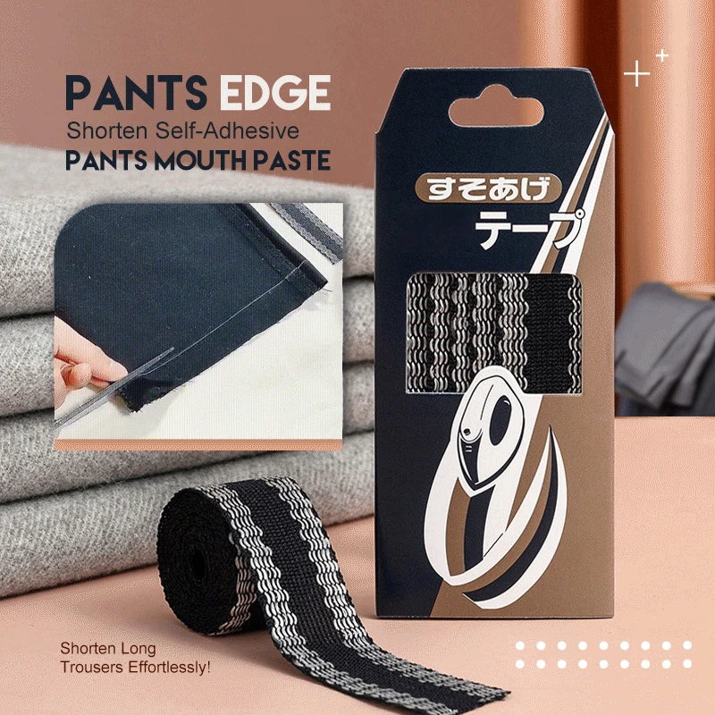 Trouser Mouth Straight Patch Self-adhesive Suit Pants Leg Bottom Opening Shorten Sticker Rolled Edge Inside Sticky Adhesive Tape needle crafts types