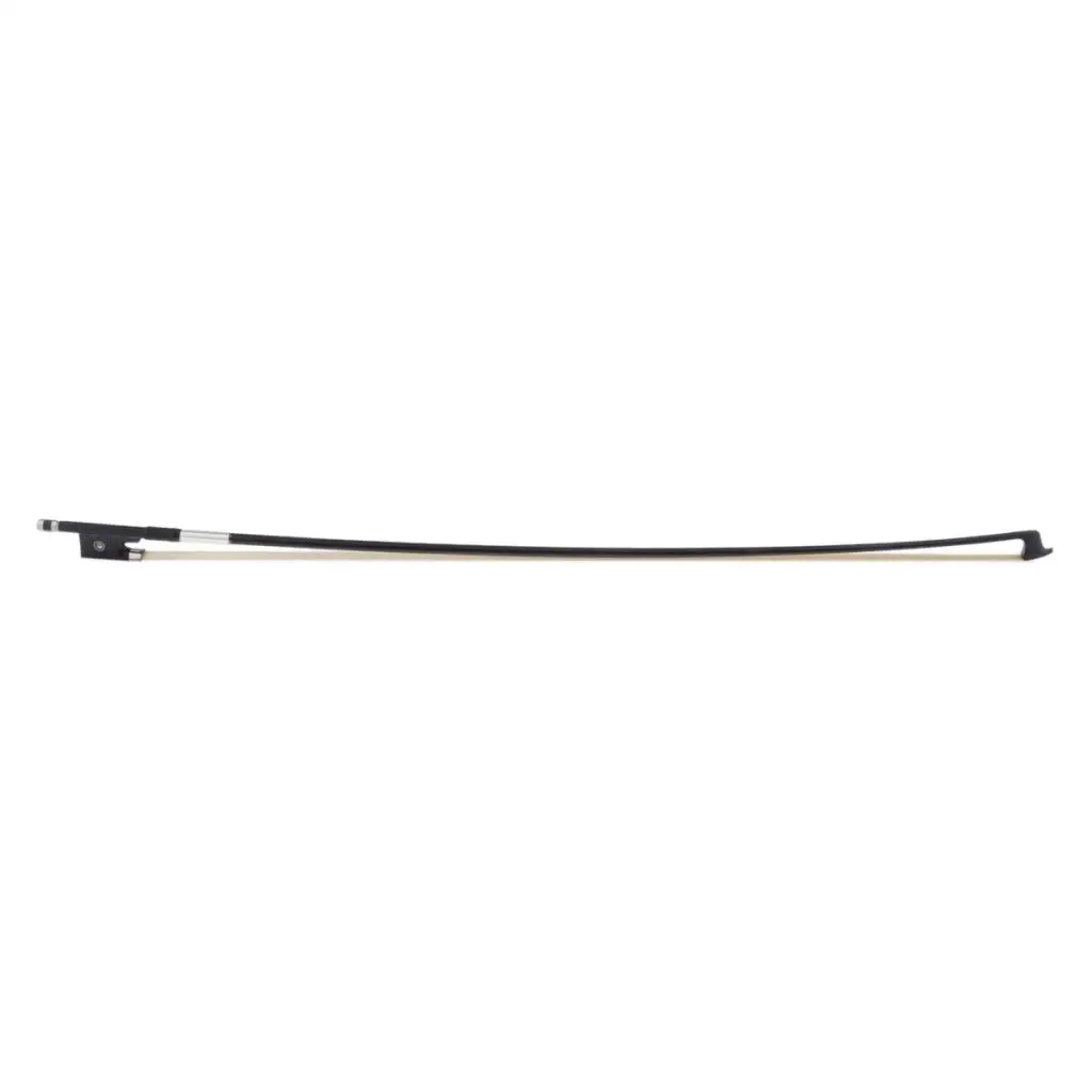 NEW Black Horse Hair Carbon Fiber Violin Bow Good Balance 1/8 Size