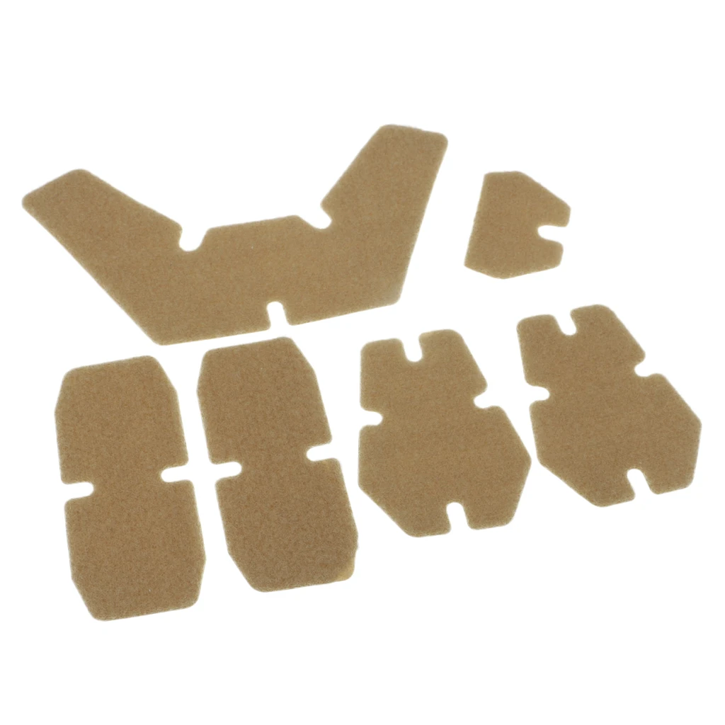 5pcs/Set DIY Tactical WST-AF Ballistic Helmet Hook And Loop Sticker Patch Strong Adhesive