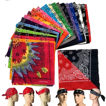 

Scarf hip Hop Red Bandana Man Women Fashion Headbands Hair Band Wrist Wraps Hair Scarves High Quality Hair Accessories