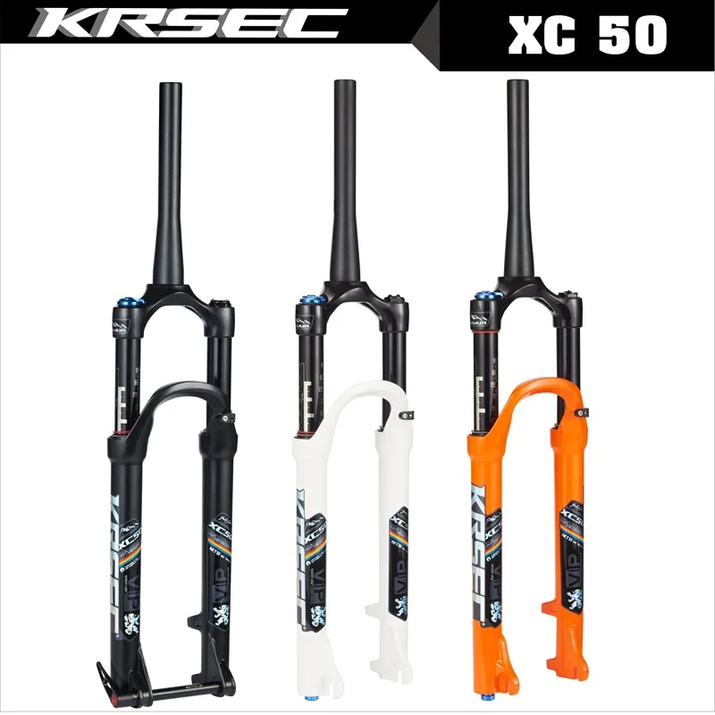 Bicycle XC50 Fork 26/27.5/29 Manual control local straight cone tube premium Damping air fork | Спорт и развлечения