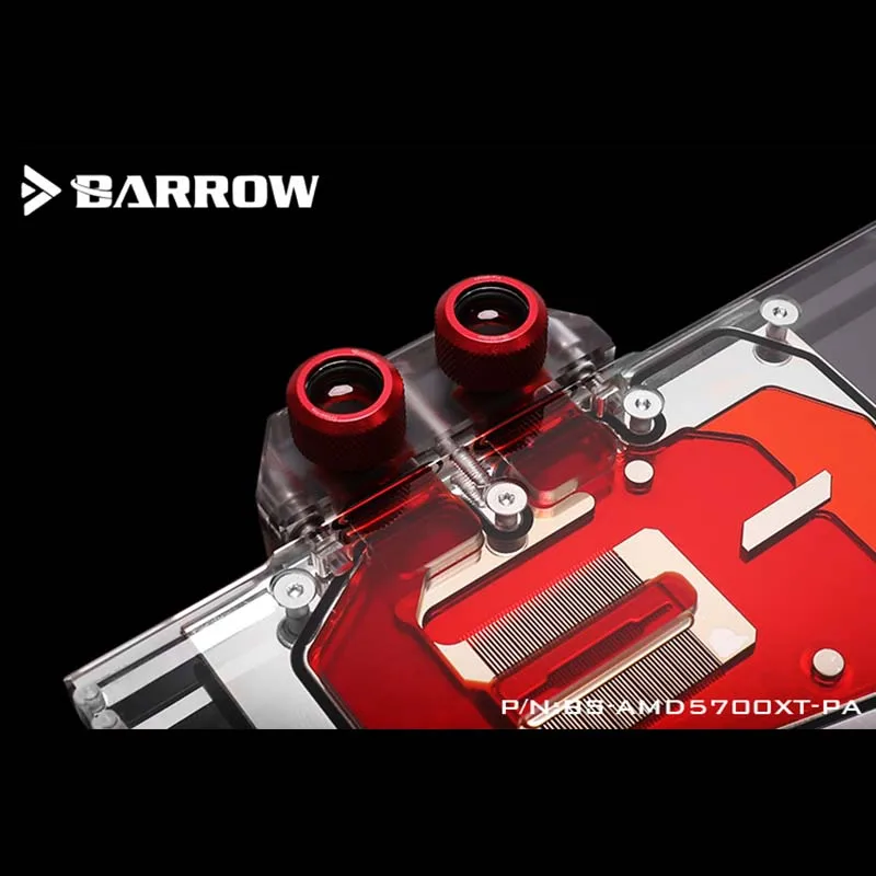 Барроу GPU водяной блок для AMD 5700XT основатель издание полное покрытие видеокарта 5 в кулер для воды