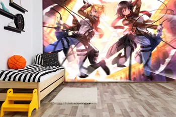 

[Self-Adhesive] 3D Attack On Titan 989 Japan Anime Wall Paper mural Wall Print Decal Wall Murals Belly