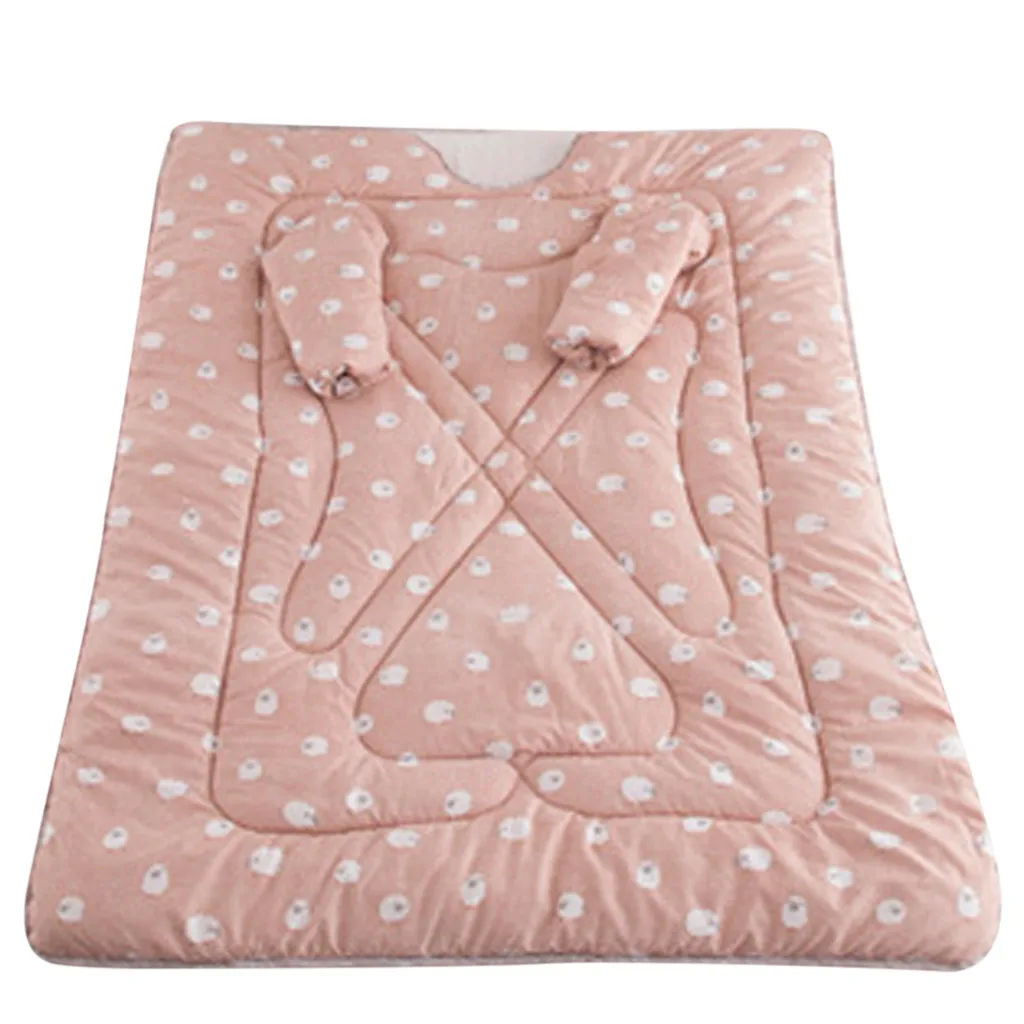 couples winter quilt wearable comforter Multifunction Lovers Winter Warm Long Sleeve Print Thicken d91030 - Цвет: Розовый