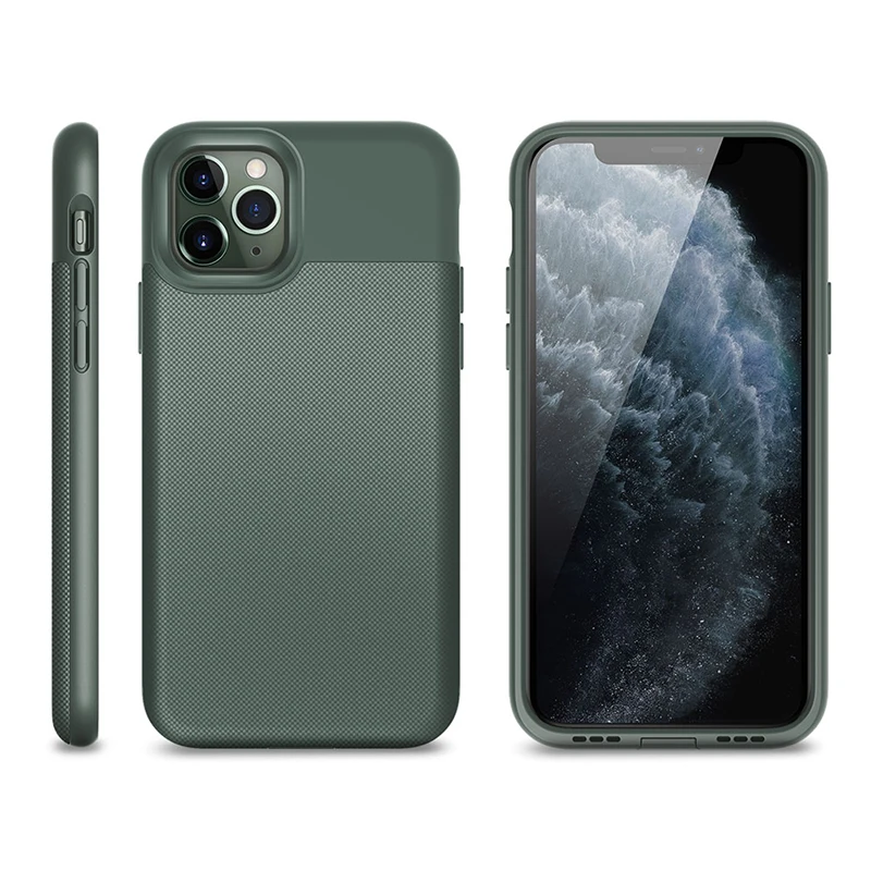 Чехол для iPhone 11 Pro Max Чехол-бумажник с карманами для карт Роскошный бронированный чехол для iPhone 5,8 6,1 6,5 XI XIR X Xs чехол для Max XR Capa Funda - Цвет: Dark Green