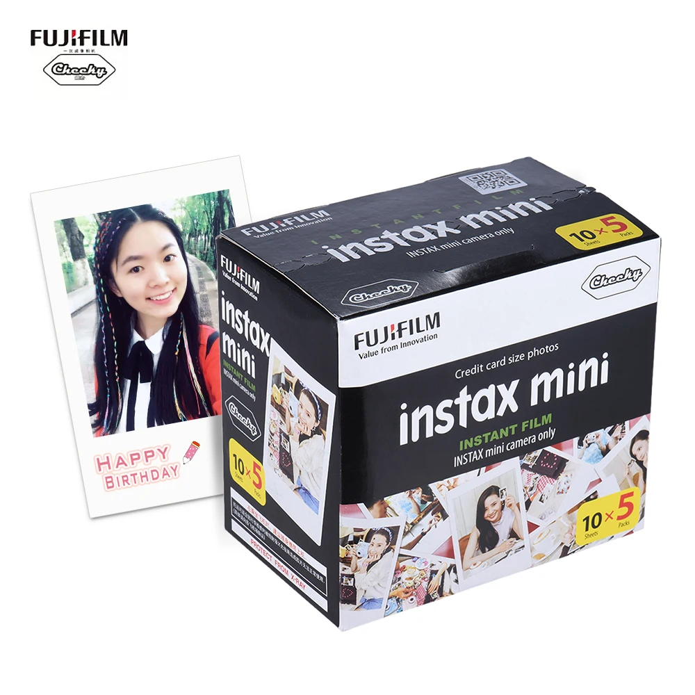 10-100 листов Fuji Fujifilm instax mini белая пленка фото бумага моментальная печать альбом для Fujifilm Instax Mini 7 s/8/25/90