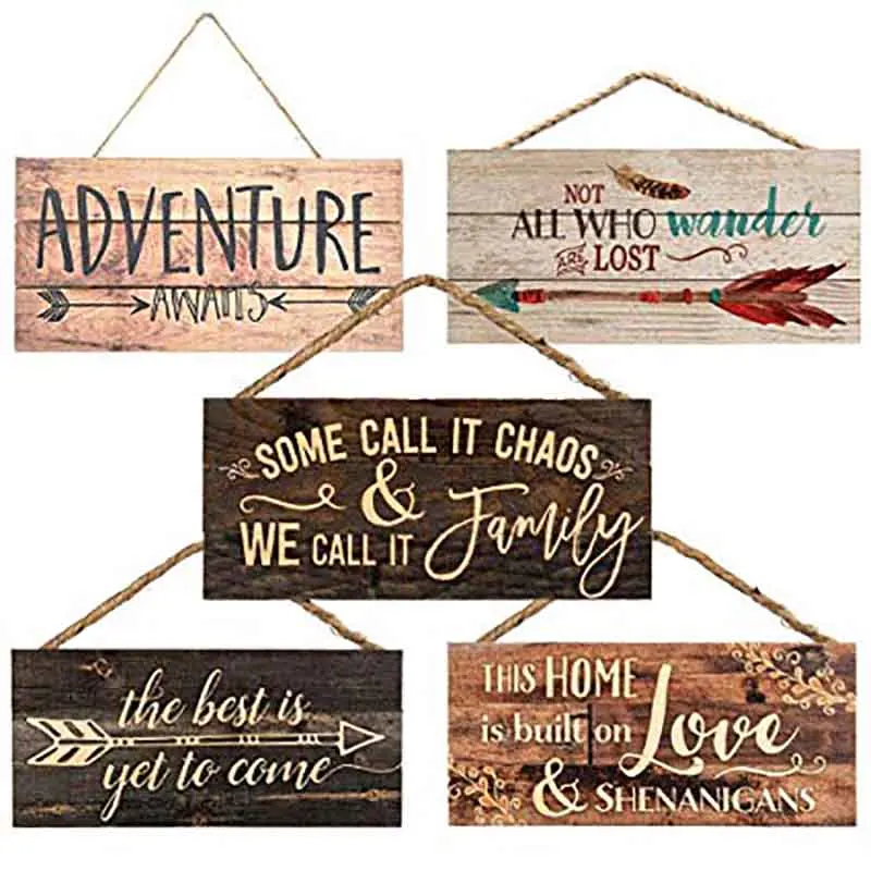 

Wood Letter Print Hanging Ornament Christmas Party Decoration Prop Statues Door tag Christmas Decoration Welcome Beauty Merry