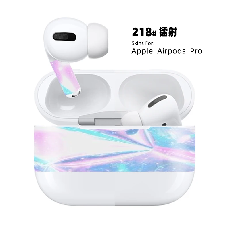 Бумажная Пылезащитная наклейка для Apple AirPods Pro Чехол Пылезащитная наклейка защита кожи для Air Pods 3 Аксессуары - Цвет: 218