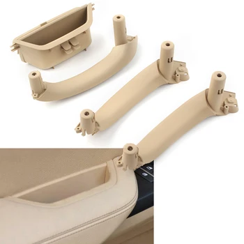 

Beige Car Inner Door Panel Handle Cover Interior Door Pull Trim For BMW 2011 2012 2013 2014 2015 2016 2017 X3 X4 F25 F26 RHD