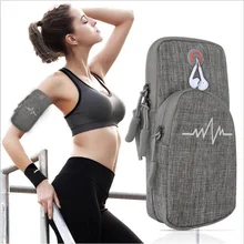 Спортивная Беговая повязка сумка чехол для 6-дюймового телефона Универсальный Водонепроницаемый телефон ручной держатель чехол для видов спорта на открытом воздухе для телефона ручной фонарик