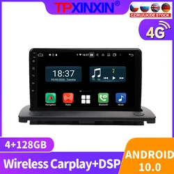 Radio Multimedia con GPS para coche, Radio con reproductor, navegador, estéreo, Android 10, 128GB, 2DIN, sin DVD, para Volvo XC90 2003   2014
