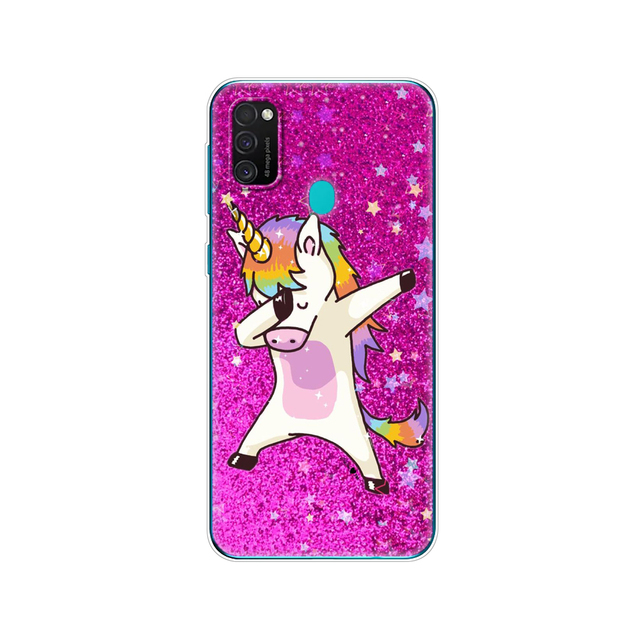 Samsung M21 Case 6.4" Soft Silicon Tpu Cover For Samsung Galaxy M21 M 21 SM-M215FZGUSER m215 Phone Back Shell Bumper Funda