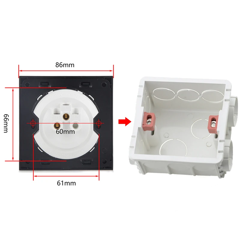 Atlectric HDMI HD мультимедийный ТВ порт USB ПК компьютерный порт данных настенная розетка Ретро Пластиковая Золотая Панель розетка