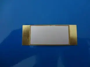 

Single crystal piezoelectric power generation / ceramic: 60mmx31mmx0.2mm / substrate: 80mmx33mmx0.2mm