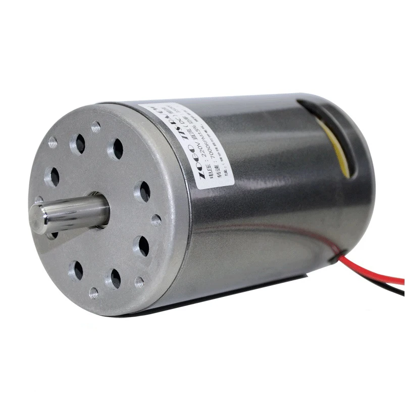 DC220V300W350W680W high speed, positive and negative, bearing with fan, belt machine, bead motor
