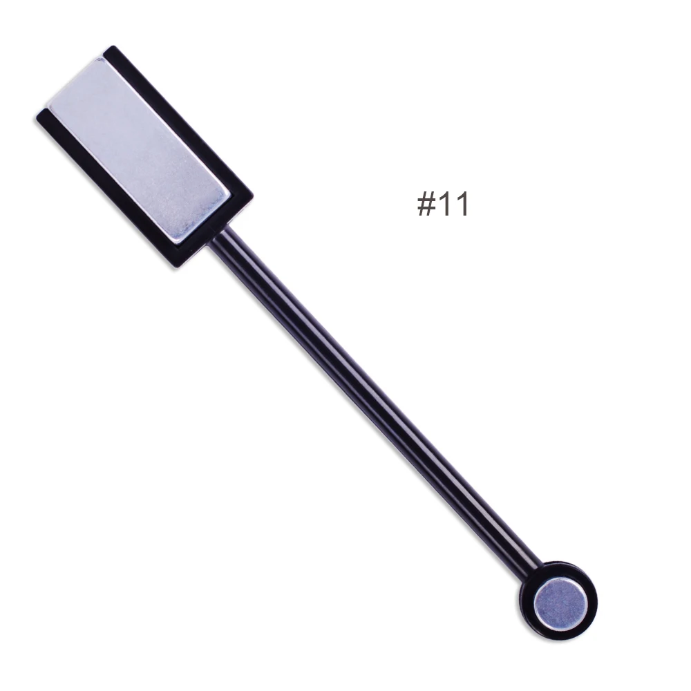 Double Head Nail Art 3D Magnet Stick Magnet Soak Off Nail Gel Polish Cat Eyes Line Strip Effect Strong Magnetic Pen Tools BE035 - Цвет: 11