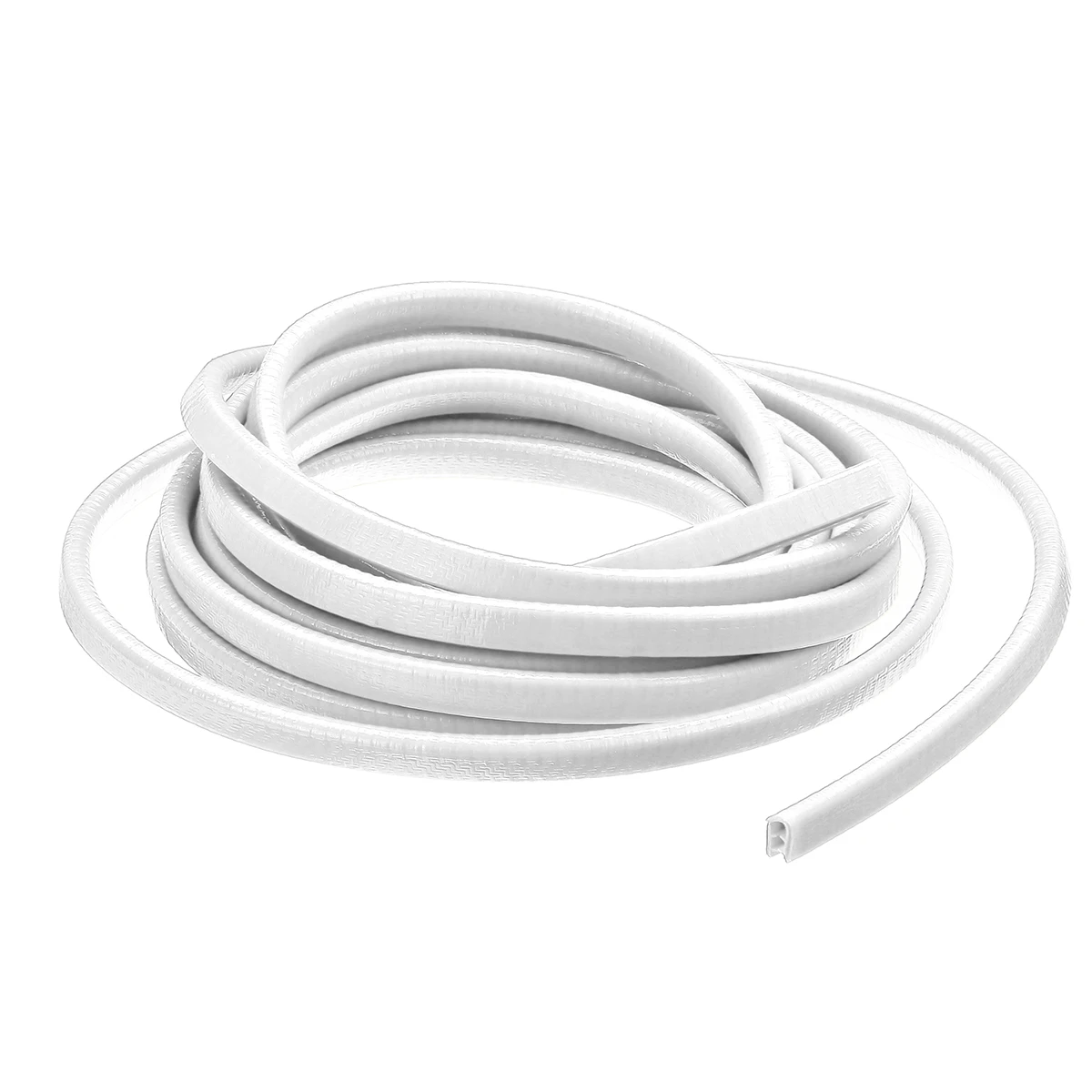 White 5 м 10x8 мм автомобильное дверное резиновое уплотнение полосы шума ветрозащитная защита двери уплотнитель полоса B аксессуары для штырей - Цвет: White
