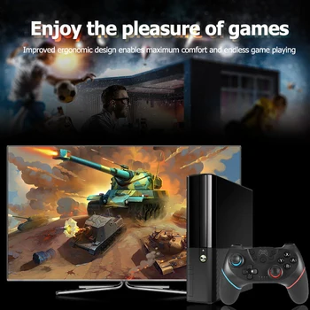 

Joystick Wireless Gamepad Bluetooth Game Dustproof Portable Carrying Decor for Switch Controller w/ 6-Axis Handle