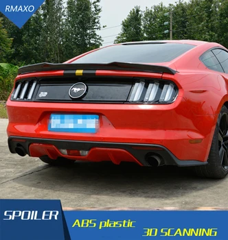 

For Mustang Spoiler UST ABS Material Car Rear Wing Escape Primer Color Rear Spoiler For Ford Mustang Spoiler 2015-2018