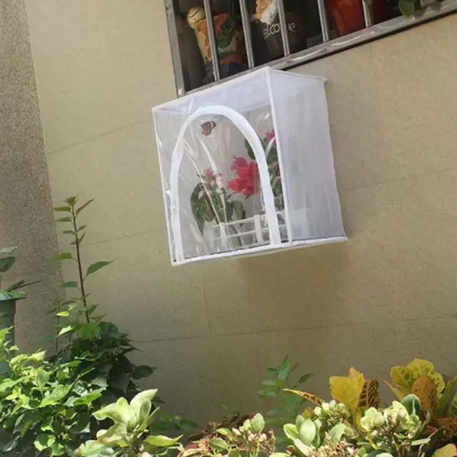 Rovarháló Ketrec Pillangó Élőhely -Kritter Megfigyelő Doboz Hernyóház Dupla Cipzár Rovar Terrárium - Image 5