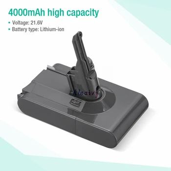 

2020 NEW V8 4000mAh 21.6V Battery For Dyson V8 Battery Absolute V8 Animal Li-ion SV10 Vacuum Cleaner Rechargeable BATTERY L70