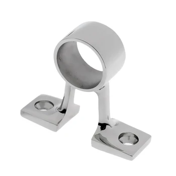 

2x316 Stainless Steel Hand Rail Fitting 90 Degree Center Stanchion Mount Marine Boat Hand Railing Fitting Center Bracket