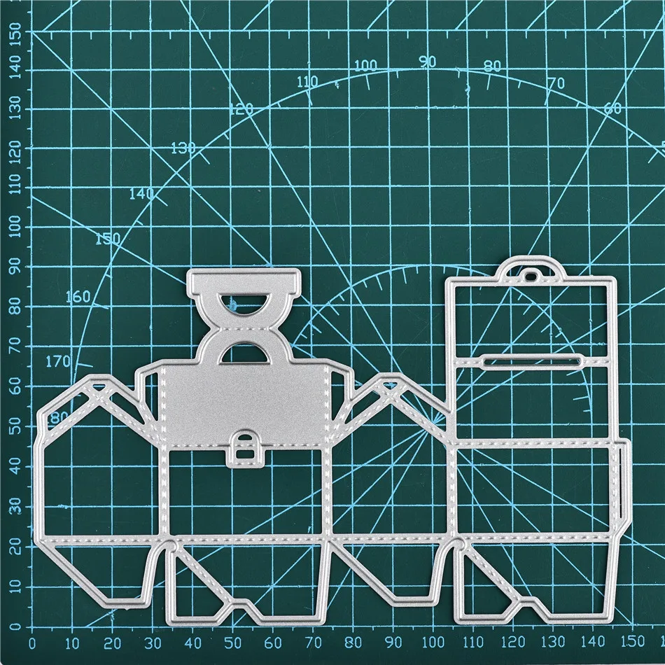 DiyArts коробка штампы дом коробка металлическая вырубка штампы Скрапбукинг тиснение штампы вырезание трафареты карты Ремесло штампы для новых