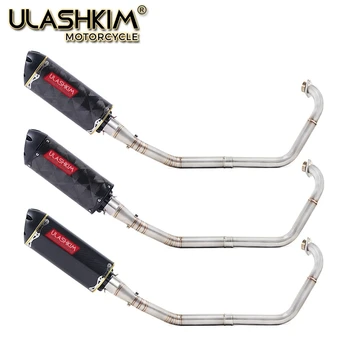 

Motorcycle Full Exhaust Escape System Modifed Middle Link Pipe Slip On For yamaha YZF-R15 R5 MT-15 MT 15 125 2008-2017