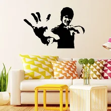 2725 боевые искусства миф Брюс Ли резные наклейки на стену домашний ТВ задний план настенные наклейки производители оптом Настраиваемые