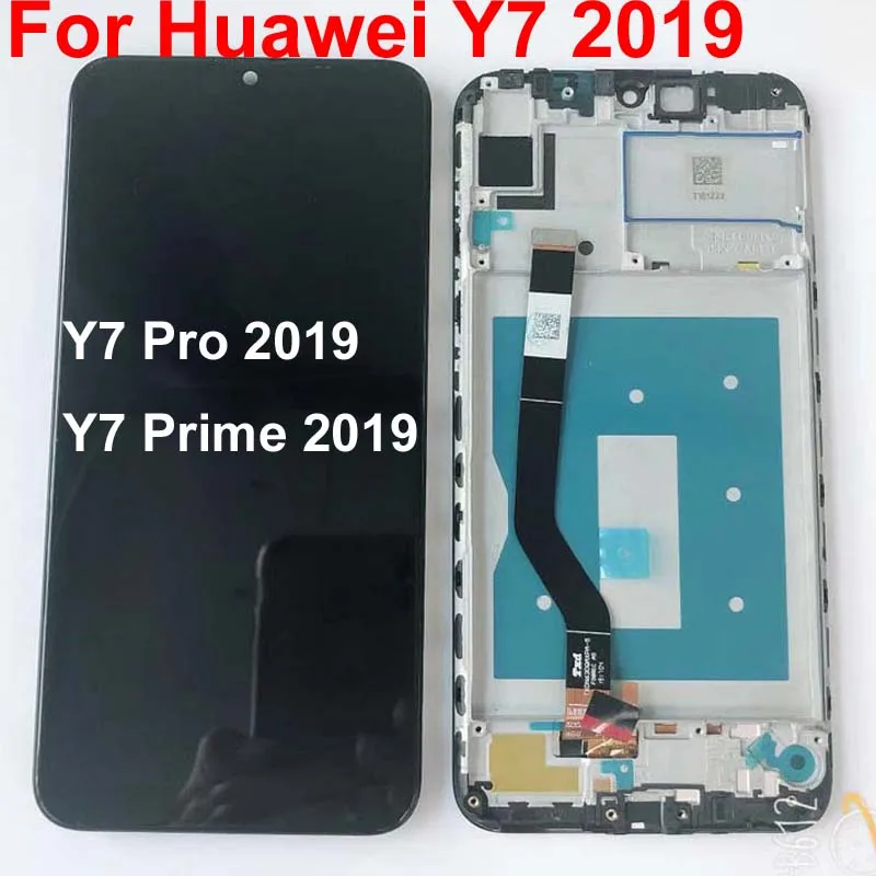 Оригинальный 6 3 дюйма для Huawei Y7 2019/для Prime 2019/Y7 Pro 2019 ЖК дисплей кодирующий