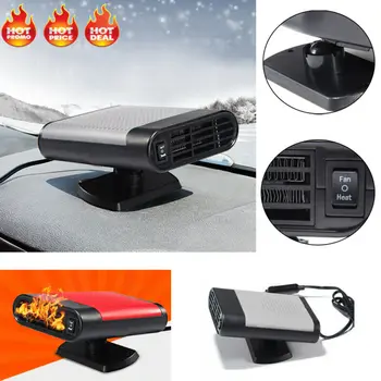 

1PC 150W 12V Portable Car Heater Heating Fan Defroster Demister Hot Clod